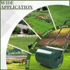 imageOutvita Lawn Roller 8 Gallons Water and Sand Filled Garden Drum Roller with U Shaped Handle Tow beind Sod Roller for Planting SeedingBlack  GreenBlack  Green