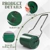 imageOutvita Lawn Roller 8 Gallons Water and Sand Filled Garden Drum Roller with U Shaped Handle Tow beind Sod Roller for Planting SeedingBlack  GreenBlack  Green
