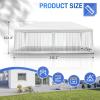 imageOutvita Outdoor Party Tent with Screen 10x20ft Canopy Shelter with Netting Side Walls and 2pcs Doors for Event Yard Patio BBQ Picnic Parties White10x20FT