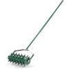 imageOutvita Lawn Aerator Garden Tool with Soil Core Tray 40 Manual Garden Plug Aerator for Grass Aeration Yard Aerators with Cleaning Tool for Compacted Soil Lawn Care BlackGreen