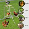 imageOutvita Chicken Coop Roosting Perch Farm Roost Toys for Chicks Chicken Toys for Coop Accessories for Backyard Poultry Easy to Assemble amp Clean42L x 19W x 395H