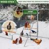 imageOutvita Chicken Coop Roosting Perch Farm Roost Toys for Chicks Chicken Toys for Coop Accessories for Backyard Poultry Easy to Assemble amp Clean42L x 19W x 395H