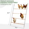 imageOutvita Chicken Coop Roosting Perch Farm Roost Toys for Chicks Chicken Toys for Coop Accessories for Backyard Poultry Easy to Assemble amp Clean55L x 40W