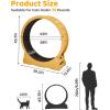 imageOutvita Cat Exercise Wheel for Quiet Running Indoor Use 394 Cat Treadmill with Detachable Carpet Cats Exerciser Helps Cats to Lose Weight and Keep Health Easy to Install Natural Wood433 in