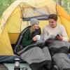 imageOutvita Camping Sleeping Bag Cold Weather amp Warm for Adults Big and Tall Lightweight Waterproof Backpacking Camping Gear Equipment for TravelingHikingHotelOutdoor amp IndoorGray