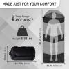 imageOutvita Camping Sleeping Bag Cold Weather amp Warm for Adults Big and Tall Lightweight Waterproof Backpacking Camping Gear Equipment for TravelingHikingHotelOutdoor amp IndoorGray  Black