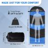 imageOutvita Camping Sleeping Bag Cold Weather amp Warm for Adults Big and Tall Lightweight Waterproof Backpacking Camping Gear Equipment for TravelingHikingHotelOutdoor amp IndoorBlue  Black