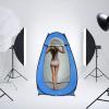 imageOutvita Pop Up Shower Tent Instant Privacy Dressing Changing amp Toilet Tent 74 Portable Outdoor Shelter for Camping Hiking Fishing Picnic Beach with Carry Bag CamouflageBlue
