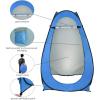 imageOutvita Pop Up Shower Tent Instant Privacy Dressing Changing amp Toilet Tent 74 Portable Outdoor Shelter for Camping Hiking Fishing Picnic Beach with Carry Bag CamouflageBlue
