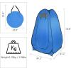 imageOutvita Pop Up Shower Tent Instant Privacy Dressing Changing amp Toilet Tent 74 Portable Outdoor Shelter for Camping Hiking Fishing Picnic Beach with Carry Bag CamouflageBlue