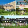 imageOutvita 10x30ft Ez Pop Up Outdoor Canopy Tent Portable Commercial Instant Tent with Carry Bag for Party Wedding Birthday BBQ Events10x10gray