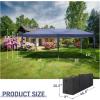 imageOutvita 10x30ft Ez Pop Up Outdoor Canopy Tent Portable Commercial Instant Tent with Carry Bag for Party Wedding Birthday BBQ Events10x20blue