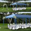 imageOutvita 10x30ft Ez Pop Up Outdoor Canopy Tent Portable Commercial Instant Tent with Carry Bag for Party Wedding Birthday BBQ Events10x30blue