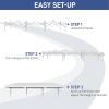 imageOutvita 10x30ft Ez Pop Up Outdoor Canopy Tent Portable Commercial Instant Tent with Carry Bag for Party Wedding Birthday BBQ Events10x30white