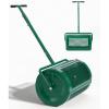 imageOutvita Compost Spreader 24 Wide Peat Moss Spreader with PushTow Handle 5 Heights Adjustable PowderCoated Steel Garden Peat Moss Roller Heavy Duty for Spreading Manure Mulch TopsoilGreen