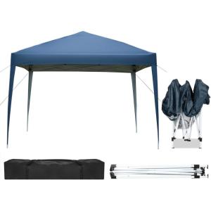 imageOutvita 10x30ft Ez Pop Up Outdoor Canopy Tent Portable Commercial Instant Tent with Carry Bag for Party Wedding Birthday BBQ Events10x10blue