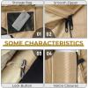 imageOutvita Inflatable Tents Easy Setup Blow Up Tent with Pump Waterproof Oxford Inflatable House for Camping Air Glamping Tent with Stove Jack Mesh Windows Storage Bag35 Khaki