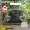 imageOutvita Inflatable Tents Easy Setup Blow Up Tent with Pump Waterproof Oxford Inflatable House for Camping Air Glamping Tent with Stove Jack Mesh Windows Storage Bag24 Green
