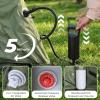 imageOutvita Inflatable Tents Easy Setup Blow Up Tent with Pump Waterproof Oxford Inflatable House for Camping Air Glamping Tent with Stove Jack Mesh Windows Storage Bag24 Green
