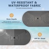 image:imageOutvita Patio Umbrella with Crank amp Tilt  100 Polyester UV Protected Outdoor Umbrella for Patio Backyard amp Pool  Easy Clean Waterproof Canopy10ftGrey