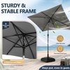 image:imageOutvita Patio Umbrella with Crank amp Tilt  100 Polyester UV Protected Outdoor Umbrella for Patio Backyard amp Pool  Easy Clean Waterproof Canopy10ftGrey