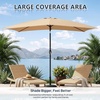 image:imageOutvita Patio Umbrella with Crank amp Tilt  100 Polyester UV Protected Outdoor Umbrella for Patio Backyard amp Pool  Easy Clean Waterproof Canopy10ftKhaki
