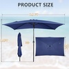 image:imageOutvita Patio Umbrella with Crank amp Tilt  100 Polyester UV Protected Outdoor Umbrella for Patio Backyard amp Pool  Easy Clean Waterproof Canopy10ftNavy Blue