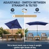 image:imageOutvita Patio Umbrella with Crank amp Tilt  100 Polyester UV Protected Outdoor Umbrella for Patio Backyard amp Pool  Easy Clean Waterproof Canopy10ftNavy Blue