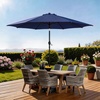 image:imageOutvita Patio Umbrella with Crank amp Tilt  100 Polyester UV Protected Outdoor Umbrella for Patio Backyard amp Pool  Easy Clean Waterproof Canopy75ftNavy Blue