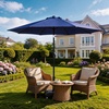 image:imageOutvita Patio Umbrella with Crank amp Tilt  100 Polyester UV Protected Outdoor Umbrella for Patio Backyard amp Pool  Easy Clean Waterproof Canopy75ftNavy Blue