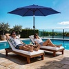 image:imageOutvita Patio Umbrella with Crank amp Tilt  100 Polyester UV Protected Outdoor Umbrella for Patio Backyard amp Pool  Easy Clean Waterproof Canopy75ftNavy Blue