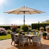 image:imageOutvita Patio Umbrella with Crank amp Tilt  100 Polyester UV Protected Outdoor Umbrella for Patio Backyard amp Pool  Easy Clean Waterproof Canopy9ftKhaki