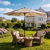 image:imageOutvita Patio Umbrella with Crank amp Tilt  100 Polyester UV Protected Outdoor Umbrella for Patio Backyard amp Pool  Easy Clean Waterproof Canopy9ftKhaki