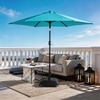 image:imageOutvita Patio Umbrella with Crank amp Tilt  100 Polyester UV Protected Outdoor Umbrella for Patio Backyard amp Pool  Easy Clean Waterproof Canopy9ftSky Blue