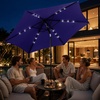 image:imageOutvita Patio Umbrella with Crank amp Tilt  100 Polyester UV Protected Outdoor Umbrella for Patio Backyard amp Pool  Easy Clean Waterproof Canopy9ftwith lightsNavy Blue