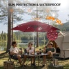 image:imageOutvita Patio Umbrella with Crank amp Tilt  100 Polyester UV Protected Outdoor Umbrella for Patio Backyard amp Pool  Easy Clean Waterproof Canopy9ftwith lights