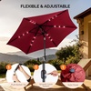 image:imageOutvita Patio Umbrella with Crank amp Tilt  100 Polyester UV Protected Outdoor Umbrella for Patio Backyard amp Pool  Easy Clean Waterproof Canopy9ftwith lights