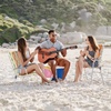 image:imageOutvita Webbed Lawn Chairs Set of 2 Foldable Metal Patio Chairs Stable Steel Outdoor Chair for Camping Fishing Beach Poolside Backyard and BBQRainbow