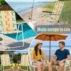 image:imageOutvita Webbed Lawn Chairs Set of 2 Foldable Metal Patio Chairs Stable Steel Outdoor Chair for Camping Fishing Beach Poolside Backyard and BBQRainbow