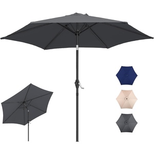 image:imageOutvita Patio Umbrella with Crank amp Tilt  100 Polyester UV Protected Outdoor Umbrella for Patio Backyard amp Pool  Easy Clean Waterproof Canopy75ftGrey