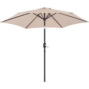 image:imageOutvita Patio Umbrella with Crank amp Tilt  100 Polyester UV Protected Outdoor Umbrella for Patio Backyard amp Pool  Easy Clean Waterproof Canopy9ftKhaki