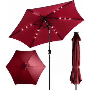 image:imageOutvita Patio Umbrella with Crank amp Tilt  100 Polyester UV Protected Outdoor Umbrella for Patio Backyard amp Pool  Easy Clean Waterproof Canopy9ftwith lights