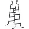 image:imageOutvita Metal Frame Above Ground Swimming Pool Entry 3 Step Exit Ladder for 42 High Wall Pools 300 Pound CapacityBlue amp WhiteBlack