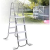 image:imageOutvita Metal Frame Above Ground Swimming Pool Entry 3 Step Exit Ladder for 42 High Wall Pools 300 Pound CapacityBlue amp WhiteGrayWhite