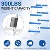 image:imageOutvita Metal Frame Above Ground Swimming Pool Entry 3 Step Exit Ladder for 42 High Wall Pools 300 Pound CapacityBlue amp WhiteWhiteBlue