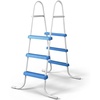 image:imageOutvita Metal Frame Above Ground Swimming Pool Entry 3 Step Exit Ladder for 42 High Wall Pools 300 Pound CapacityBlue amp WhiteWhiteBlue