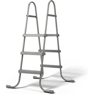 image:imageOutvita Metal Frame Above Ground Swimming Pool Entry 3 Step Exit Ladder for 42 High Wall Pools 300 Pound CapacityBlue amp WhiteGray