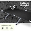 image:imageOutvita Folding Camping Cot Sleeping Bed with Carry Bag Lightweight Portable Cots for Travel Fishing Hiking and Outdoor ActivitiesBlack camping cot