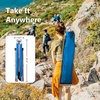image:imageOutvita Folding Camping Cot Sleeping Bed with Carry Bag Lightweight Portable Cots for Travel Fishing Hiking and Outdoor ActivitiesBlue camping cot