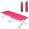 Pink camping cot